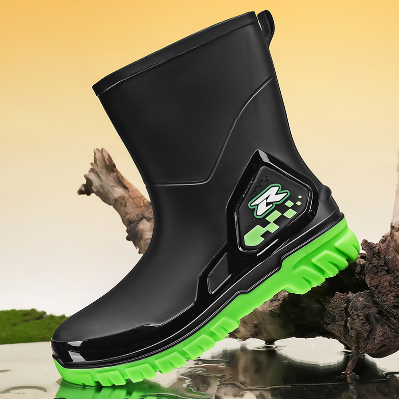Men's high-top casual rain boo - đánh giá và giá Fishing Boots