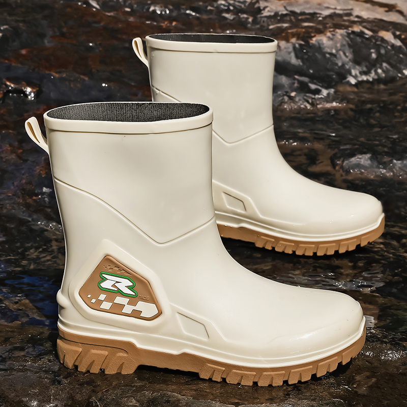 Men's high-top casual rain boo - đánh giá và giá Fishing Boots