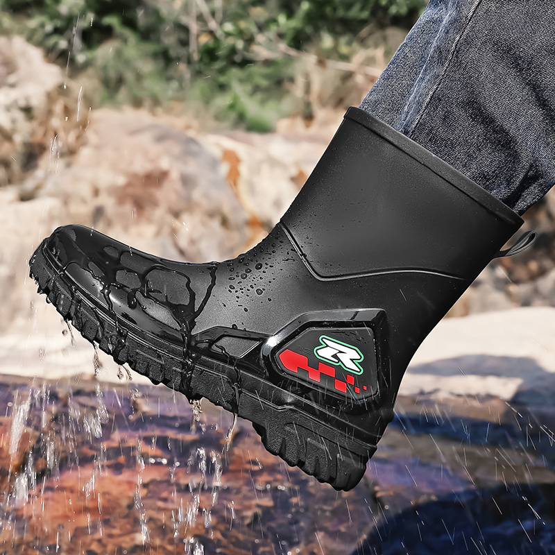 Men's high-top casual rain boo - đánh giá và giá Fishing Boots