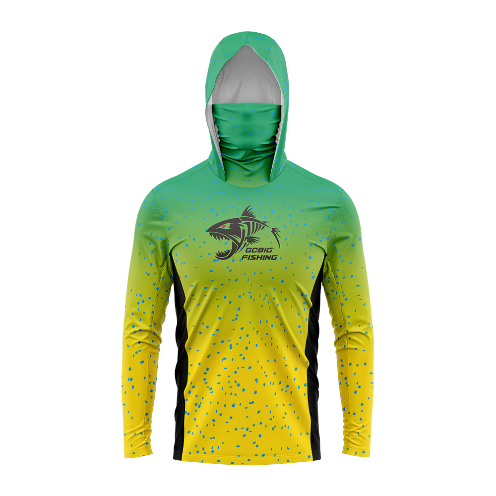 UPF50+ Hooded Fishing Shirt Bu - đánh giá và giá Fishing Hoodie