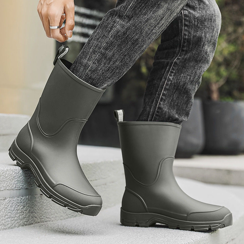 Unisex Rain Boots Fashion Mid- - đánh giá và giá Fishing Boots