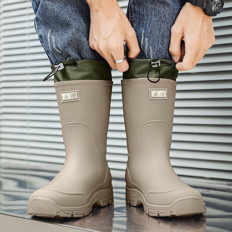 Unisex Rain Boots Fashion Mid- - đánh giá và giá Fishing Boots